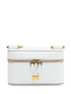 Dolce & Gabbana Sicily Calfskin Vanity Crossbody Bag In White