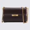 Dolce & Gabbana Mini Marlene City Shoulder Bag In Grained Leather In Brown