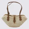 Dolce & Gabbana Capri Straw Bag Shoulder Bags Beige In White