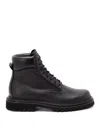 Dolce & Gabbana Ankle Boots In Smooth Calf Leather In Black
