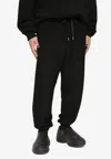 Dolce & Gabbana Terrycloth Track Pants In Black
