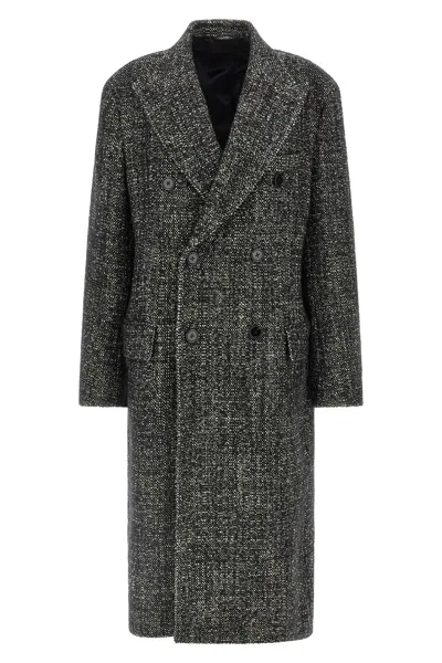 DOLCE & GABBANA BOUCLÉ WOOL COAT