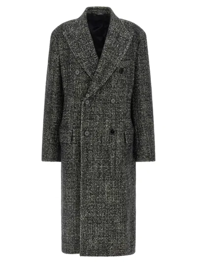 DOLCE & GABBANA BOUCLÉ WOOL COAT