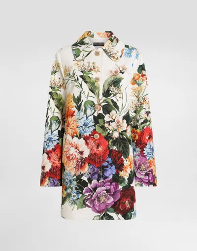 Dolce & Gabbana Abito Stampa Bouquet Fiori In Multi