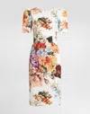 Dolce & Gabbana Floral-print Midi Dress