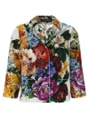 Dolce & Gabbana Floral Pattern Collared Neck Long Sleeves Shirt In Multi