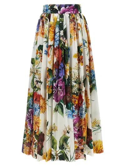 DOLCE & GABBANA DOLCE & GABBANA 'BOUQUET' PRINT SKIRT