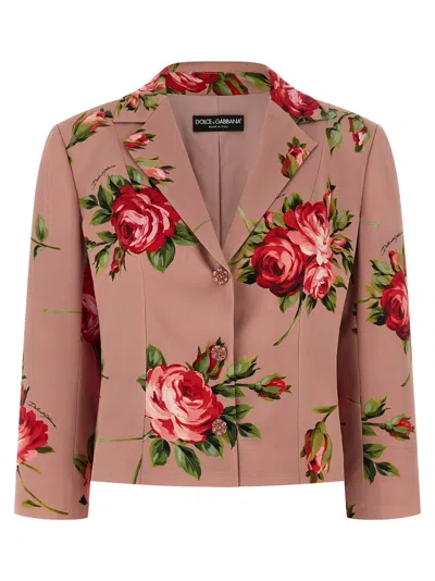Dolce & Gabbana 'bouquet Rose' Blazer