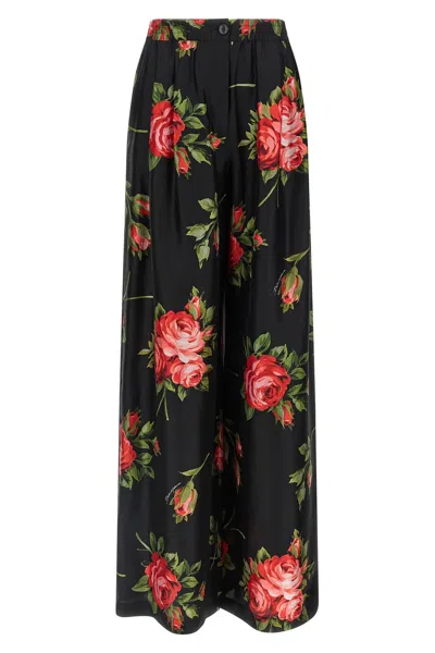 DOLCE & GABBANA 'BOUQUET ROSE' PANTS