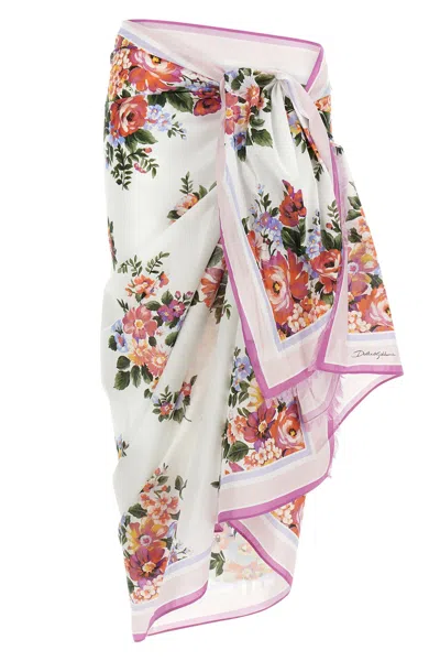 DOLCE & GABBANA 'BOUQUET' SARONG SKIRT