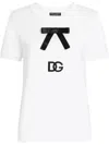 DOLCE & GABBANA T-SHIRT MIT SCHLEIFENDETAIL