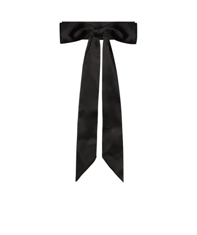 DOLCE & GABBANA DOLCE  GABBANA BOW SATIN TIE BELT