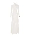 Dolce & Gabbana Bow Long-sleeved Dress In White