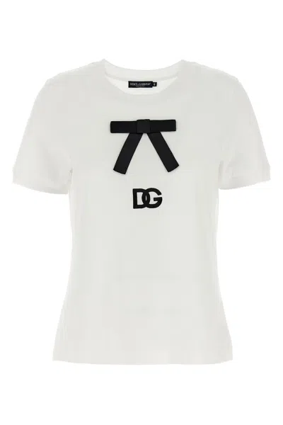 DOLCE & GABBANA DOLCE & GABBANA BOW T-SHIRT
