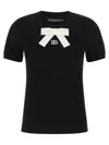 Dolce & Gabbana Bow Detail Crew Neck Short Sleeve T-shirt In Black