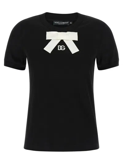 DOLCE & GABBANA BOW T-SHIRT