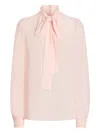 Dolce & Gabbana Bow-tie High-neck Blouse