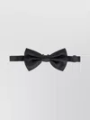 Dolce & Gabbana Bow Tie In Silk In Black