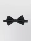 Dolce & Gabbana Bow Tie In Silk In Black