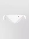 Dolce & Gabbana Bikini Briefs With Playful Bow Accents In White