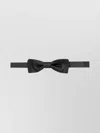 Dolce & Gabbana Bow Tie With Adjustable Shoulder Strap In Grey