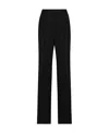 Dolce & Gabbana Box-pleat High-waisted Trousers In Black