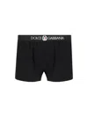 Dolce & Gabbana Two-way-stretch Jersey Regular-fit Boxers With Emblem
