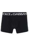 Dolce & Gabbana Bipack Logo Regular Boxer In Black