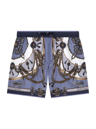Dolce & Gabbana Kids' Boxer In Blue