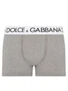 Dolce & Gabbana Regular Fit Boxer Shorts In Gray
