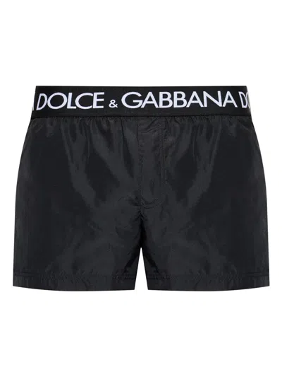 Dolce & Gabbana Shortie Boxer Bag In Black