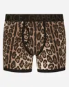 Dolce & Gabbana Boxer Lungo In Animal Print