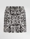 Dolce & Gabbana Majolica-print Canvas Medium Boxer Shorts