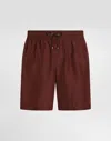 Dolce & Gabbana Drawstring Swim Shorts In Blue
