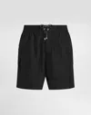 Dolce & Gabbana Drawstring Swim Shorts In Black