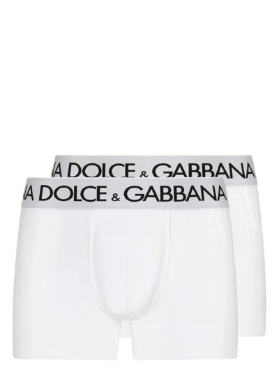 Dolce & Gabbana Boxer Shorts In White