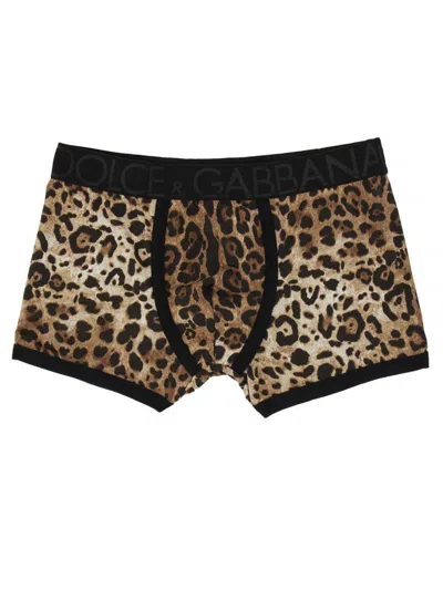 Dolce & Gabbana Boxer Shorts With Elastic In Multicolour