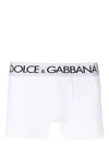 Dolce & Gabbana Two-way-stretch Cotton Jersey Regular-fit Boxers In White