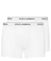 Dolce & Gabbana Day By Day 2-pack Stretch Cotton Boxer Briefs In White