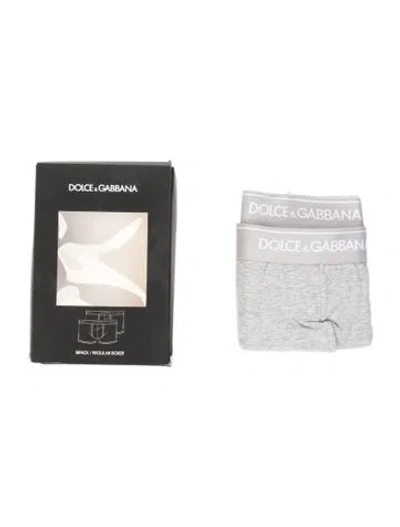 Pre-owned Dolce & Gabbana Boxers W/ Tags In Grey
