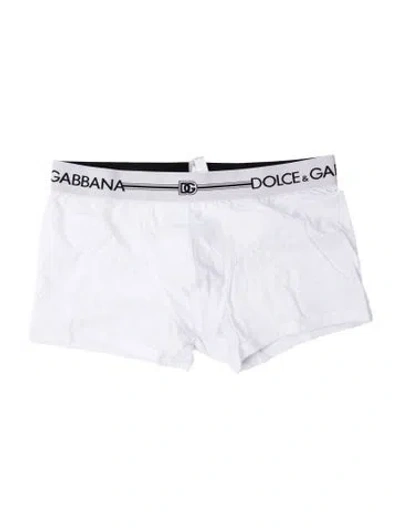 Pre-owned Dolce & Gabbana Boxers In White