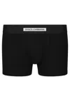 Dolce & Gabbana Logo-waistband Cotton Briefs In Black