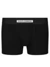Dolce & Gabbana Logo-waistband Cotton Briefs In Black