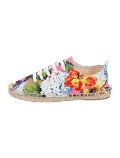 Pre-owned Dolce & Gabbana Babies' Boy's Canvas Low Top Sneakers In Pink