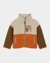 Dolce & Gabbana Colour-block Fleece Jacket In Multi