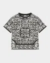 Dolce & Gabbana Majolica-print T-shirt In Black