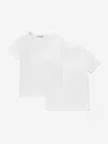 Dolce & Gabbana Boys 2 Pack T-shirt Set In White