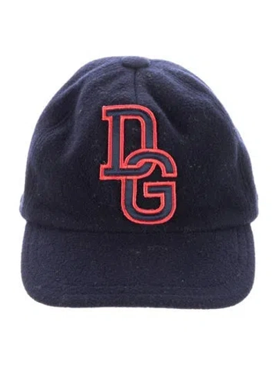 Pre-owned Dolce & Gabbana Babies' Boys Adjustable Baseball Cap In Blue