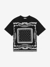 Dolce & Gabbana Boys Bandana Print Logo T-shirt