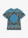 Dolce & Gabbana Bandana-print T-shirt In Blue